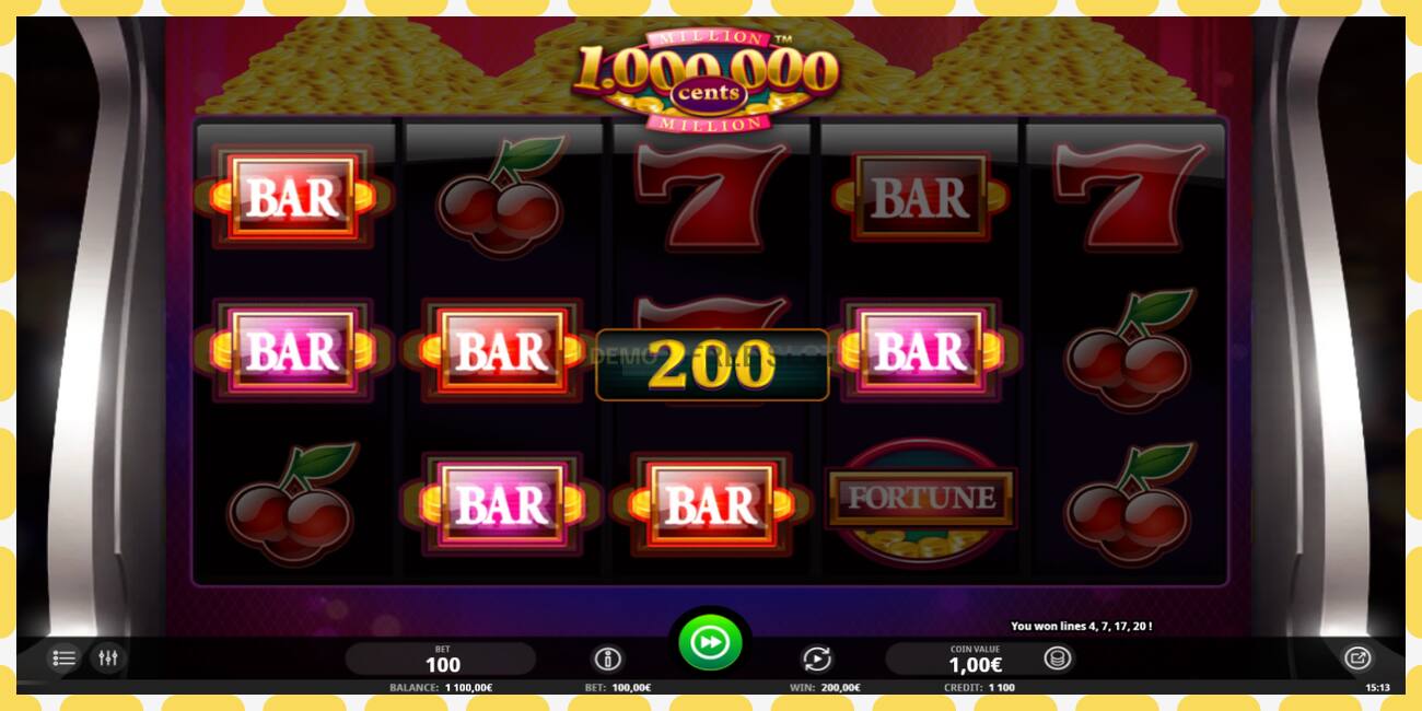 Demo slot Million Cents free and without registration, picture - 1