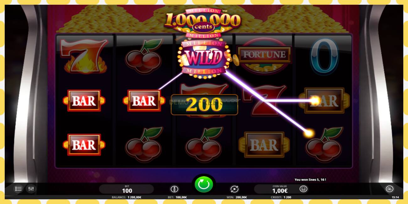 Demo slot Million Cents free and without registration, picture - 1