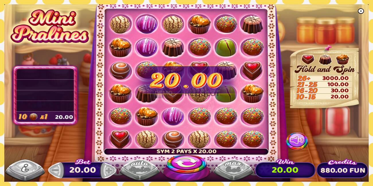 Slot dimostrativo Mini Pralines gratuito e senza registrazione, immagine - 1