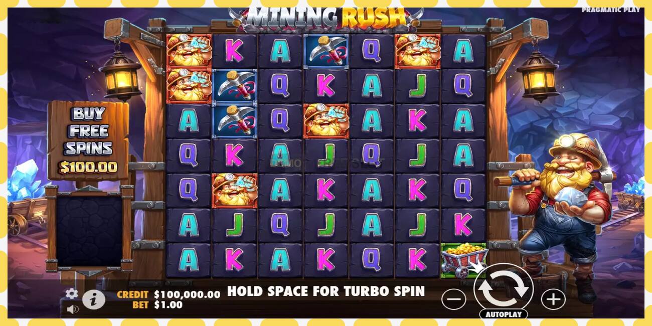 Demo slot Mining Rush free and without registration, picture - 1