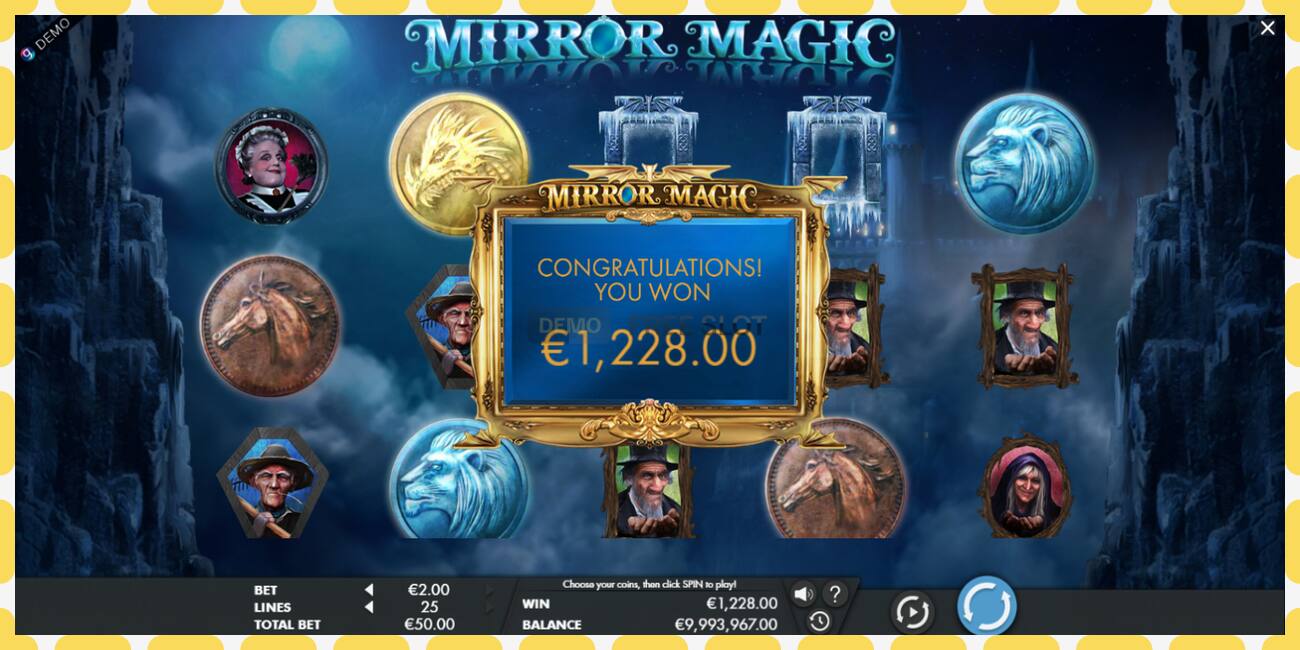 រន្ធដោតសាកល្បង Mirror Magic ឥតគិតថ្លៃនិងដោយគ្មានការចុះឈ្មោះ, រូបភាព - ១