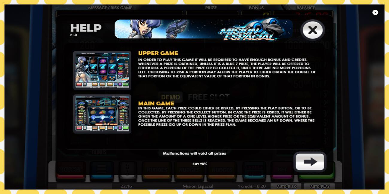 Demo slot Mision Espacial free and without registration, picture - 1