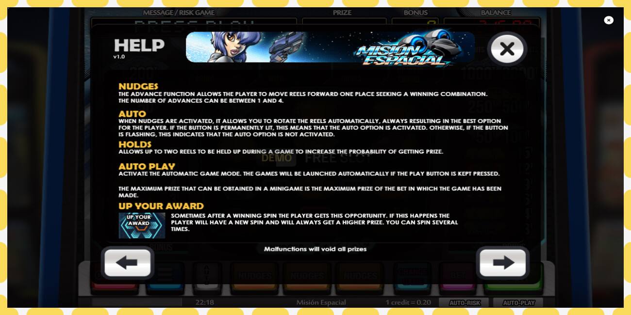 Demo slot Mision Espacial free and without registration, picture - 1