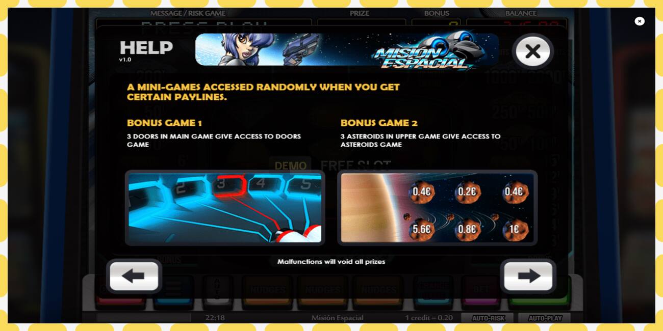 Demo slot Mision Espacial free and without registration, picture - 1