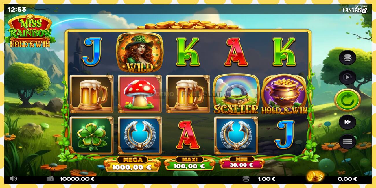 Slot për demonstrim Miss Rainbow: Hold & Win falas dhe pa regjistrim, foto - 1