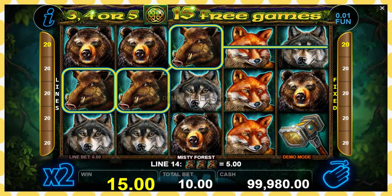 Demo slot Misty Forest free and without registration, picture - 1