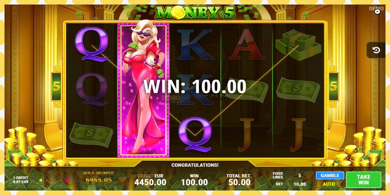 Slot demo Money 5 percuma dan tanpa pendaftaran, gambar - 1