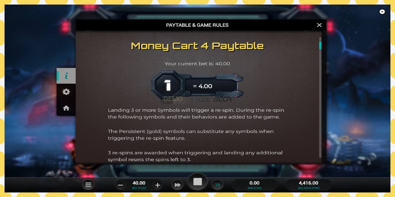 Demo slot Money Cart 4 free and without registration, picture - 1