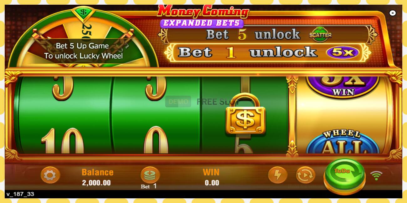 Demo slot Money Coming 2 – Expanded Bets free and without registration, picture - 1