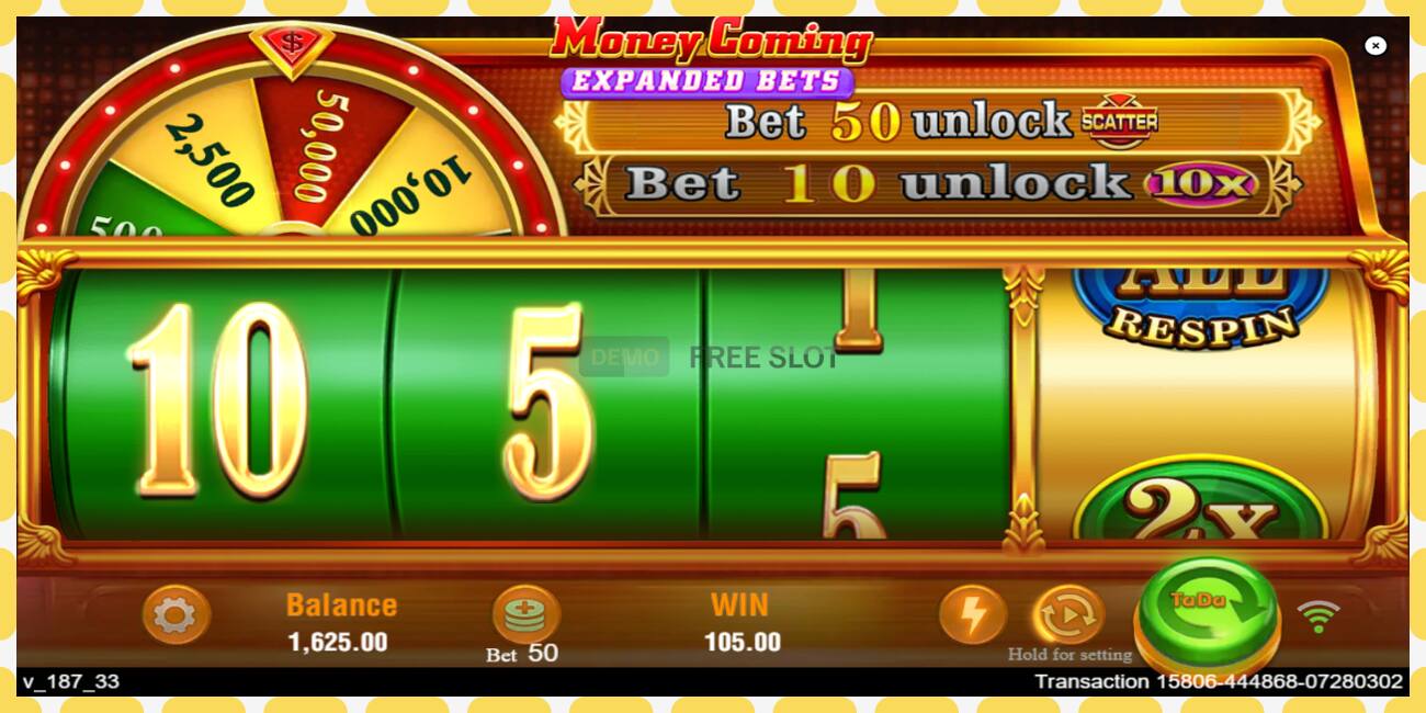 Demo slot Money Coming 2 – Expanded Bets free and without registration, picture - 1