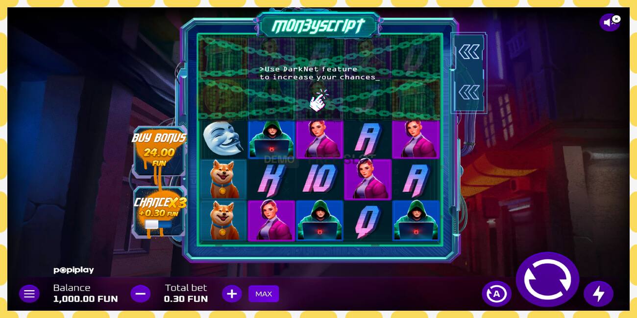 Demo slot MoneyScript free and without registration, picture - 1