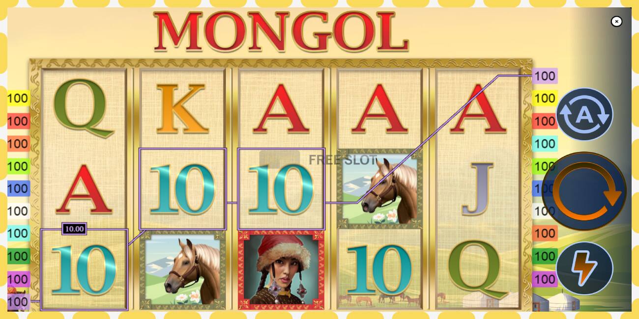 Demo slot Mongol gratis och utan registrering, bild - 1