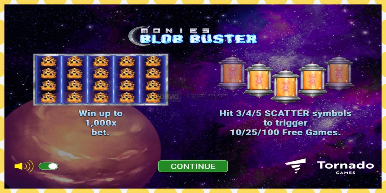 Demo slot Monies Blob Buster free and without registration, picture - 1