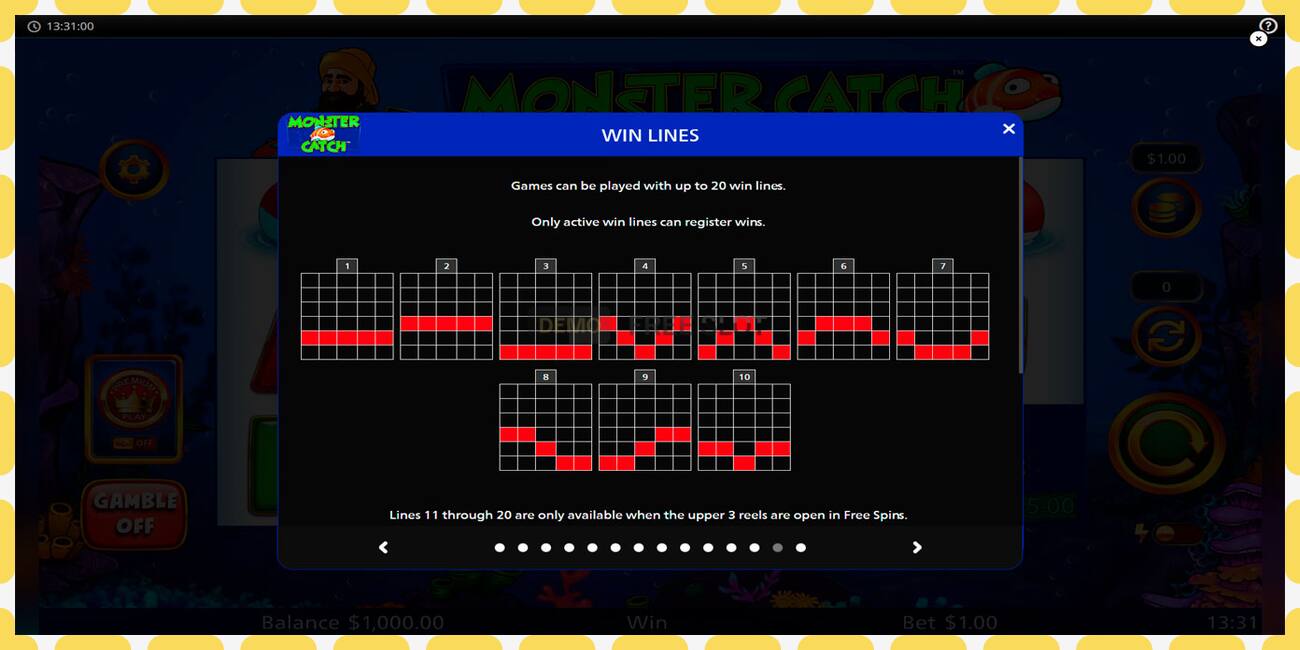 Demo slot Monster Catch free and without registration, picture - 1