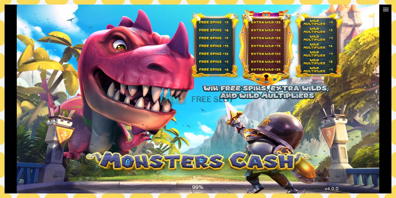 Demo slot Monsters Cash free and without registration, picture - 1