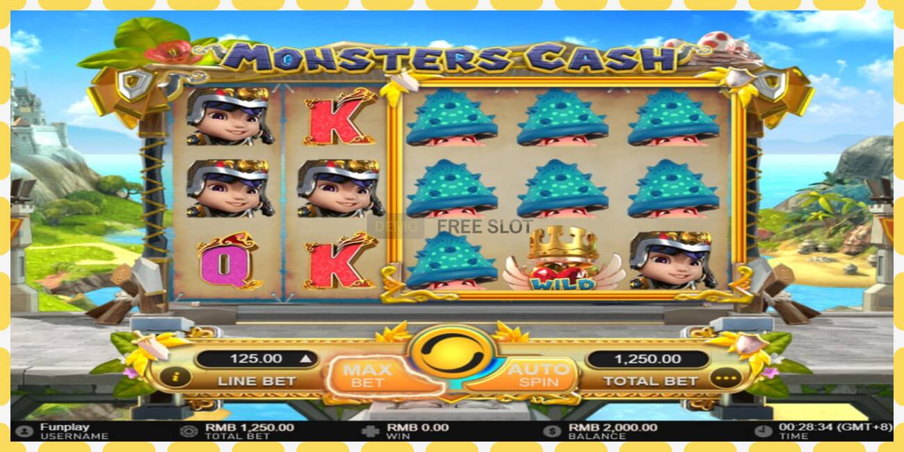 Demo slot Monsters Cash free and without registration, picture - 1