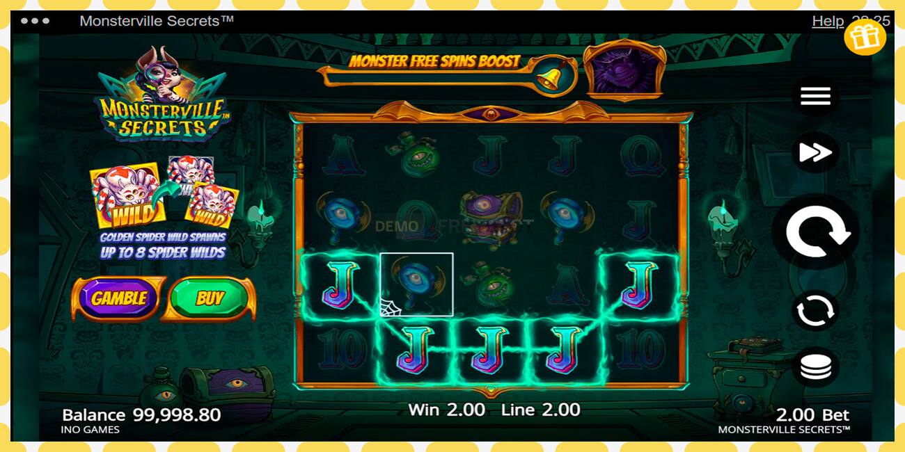 Demo slot Monsterville Secrets free and without registration, picture - 1