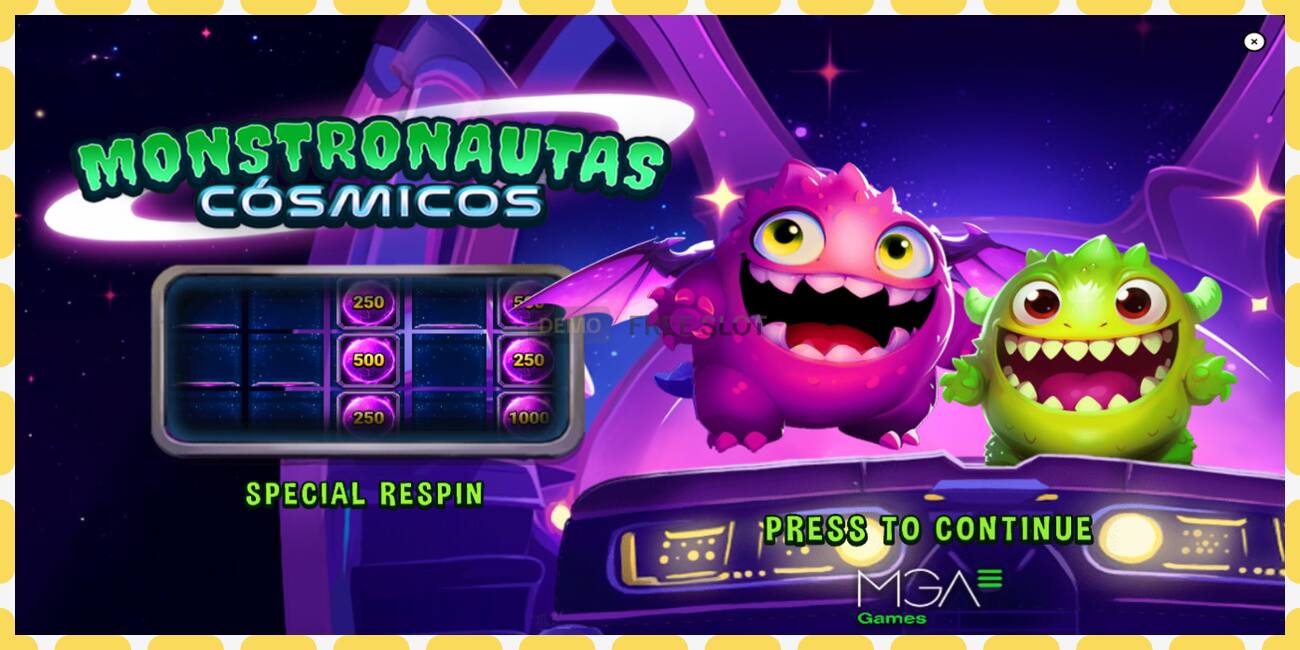 Demo slot Monstronautas Cosmicos free and without registration, picture - 1