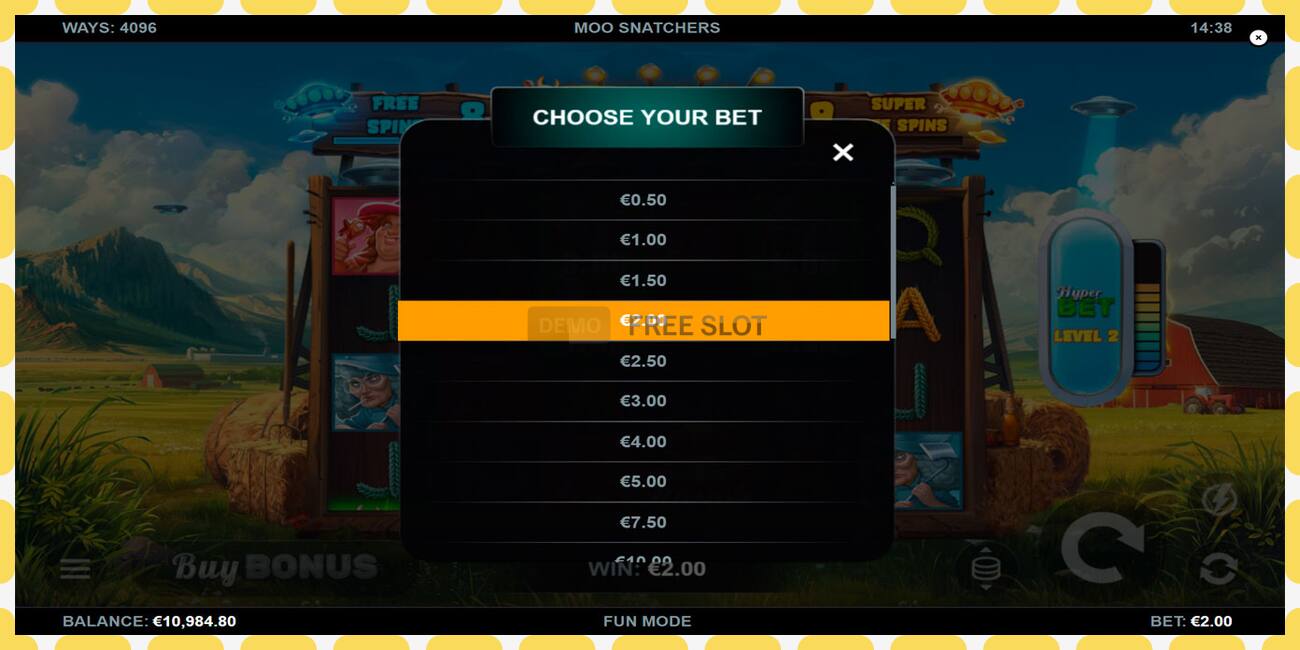 Demo slot Moo Snatchers free and without registration, picture - 1