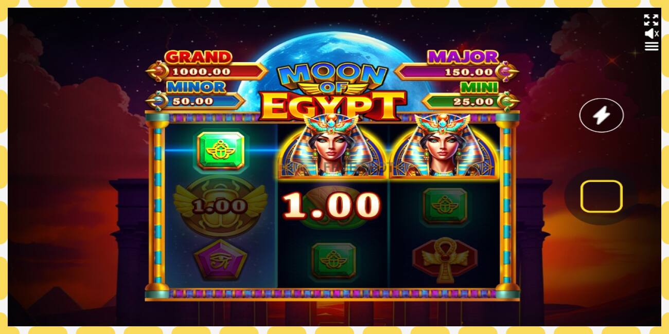 Demo slot Moon of Egypt free and without registration, picture - 1