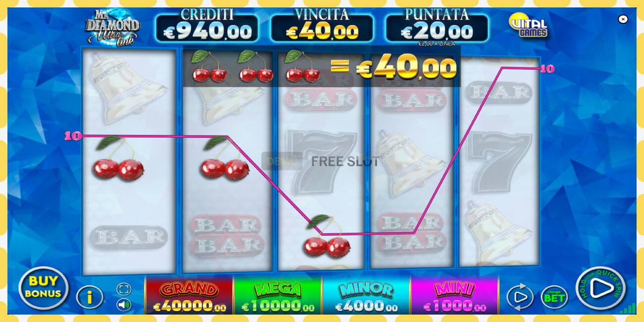 Demo slots Mr. Diamond Ultra Link bezmaksas un bez reģistrācijas, attēlu - 1