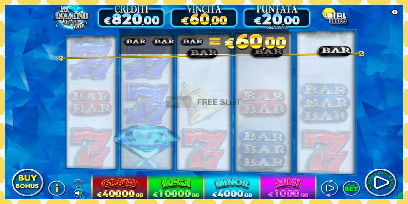 Demo slots Mr. Diamond Ultra Link bezmaksas un bez reģistrācijas, attēlu - 1