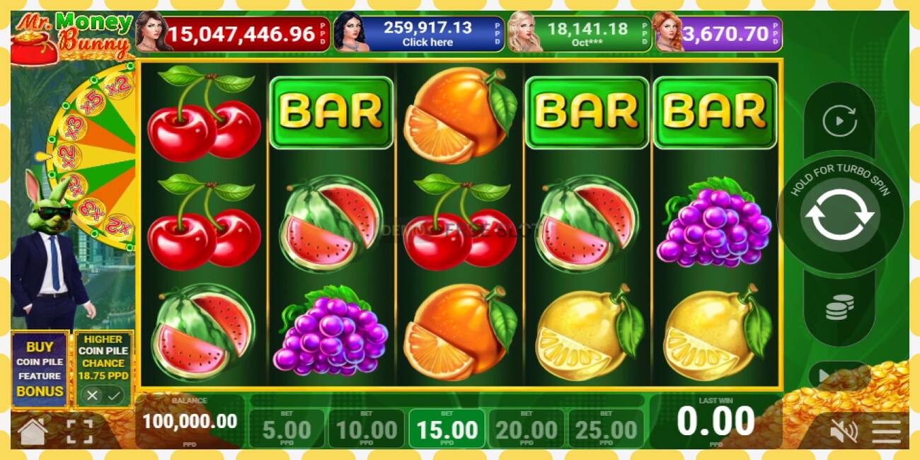 Demo slot Mr. Money Bunny free and without registration, picture - 1