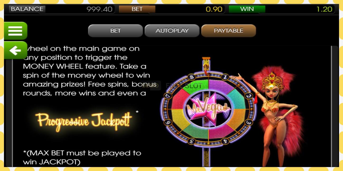 Demo slot Mr. Vegas free and without registration, picture - 1