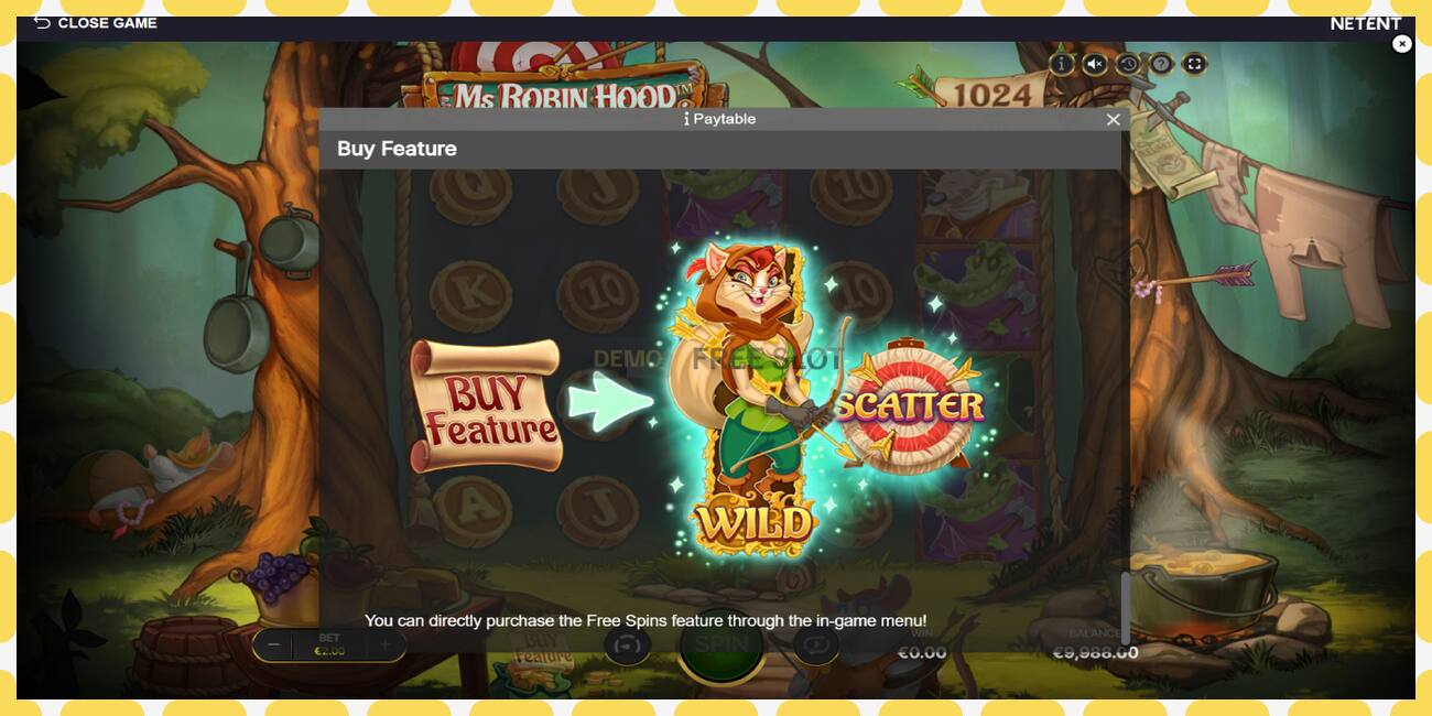 Demo slot Ms Robin Hood free and without registration, picture - 1