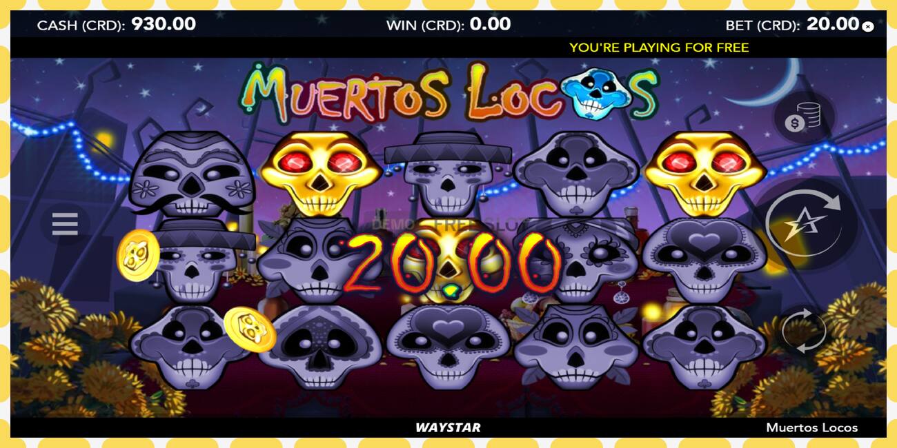 Demo slot Muertos Locos free and without registration, picture - 1