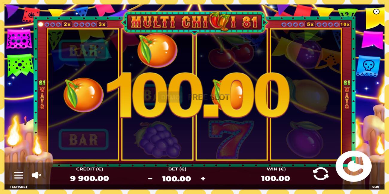 Demo slot Multi Chilli 81 free and without registration, picture - 1