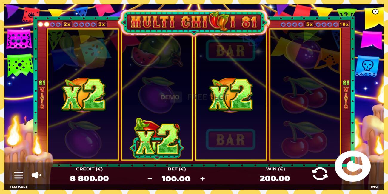 Demo slot Multi Chilli 81 free and without registration, picture - 1