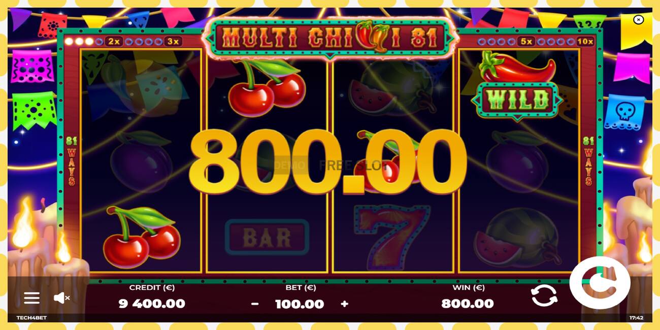 Demo slot Multi Chilli 81 free and without registration, picture - 1