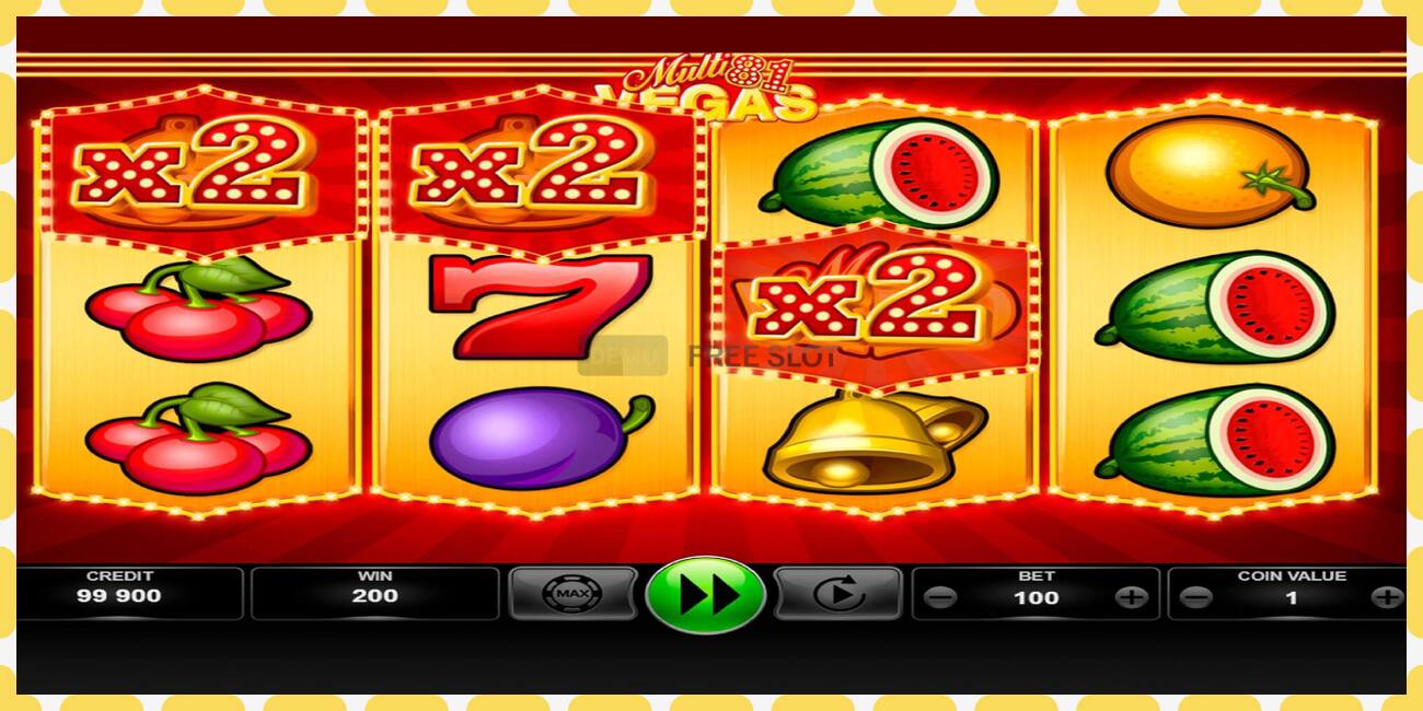 Demo slot Multi Vegas 81 free and without registration, picture - 1