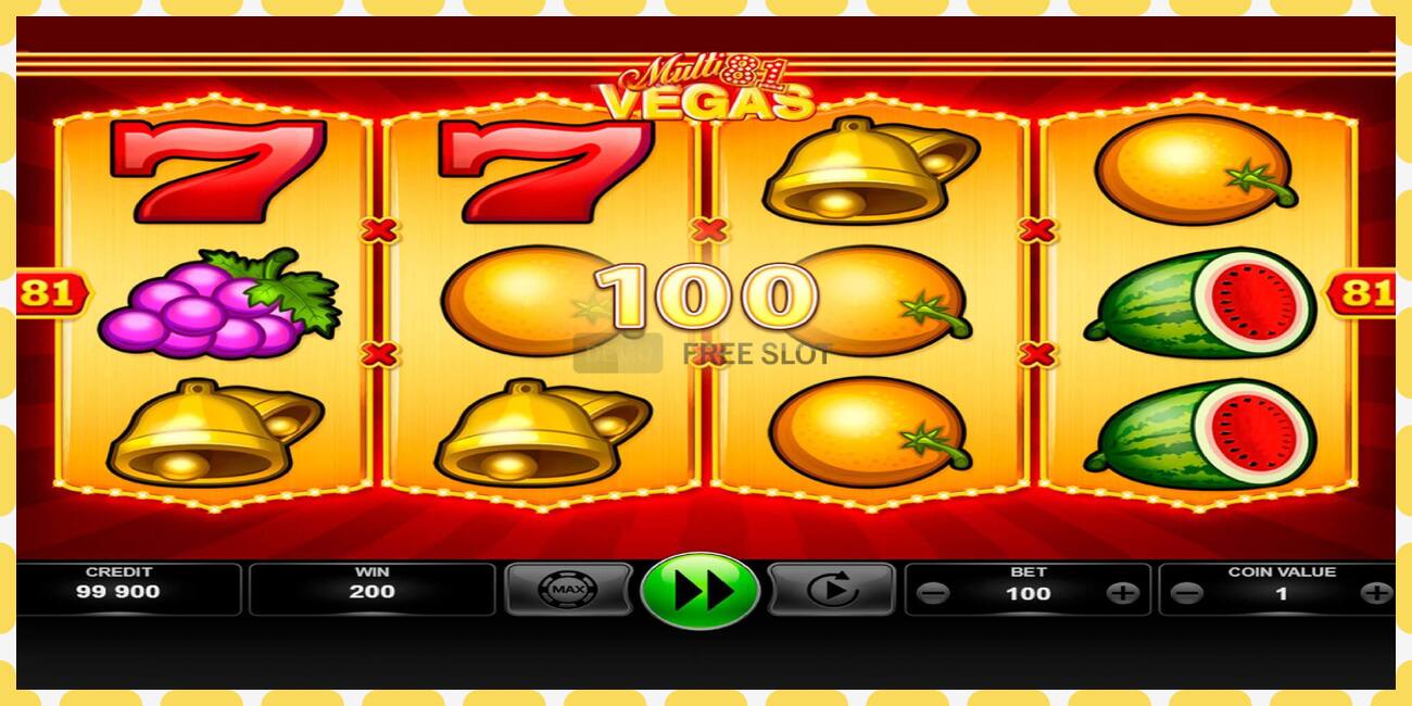 Demo slot Multi Vegas 81 free and without registration, picture - 1