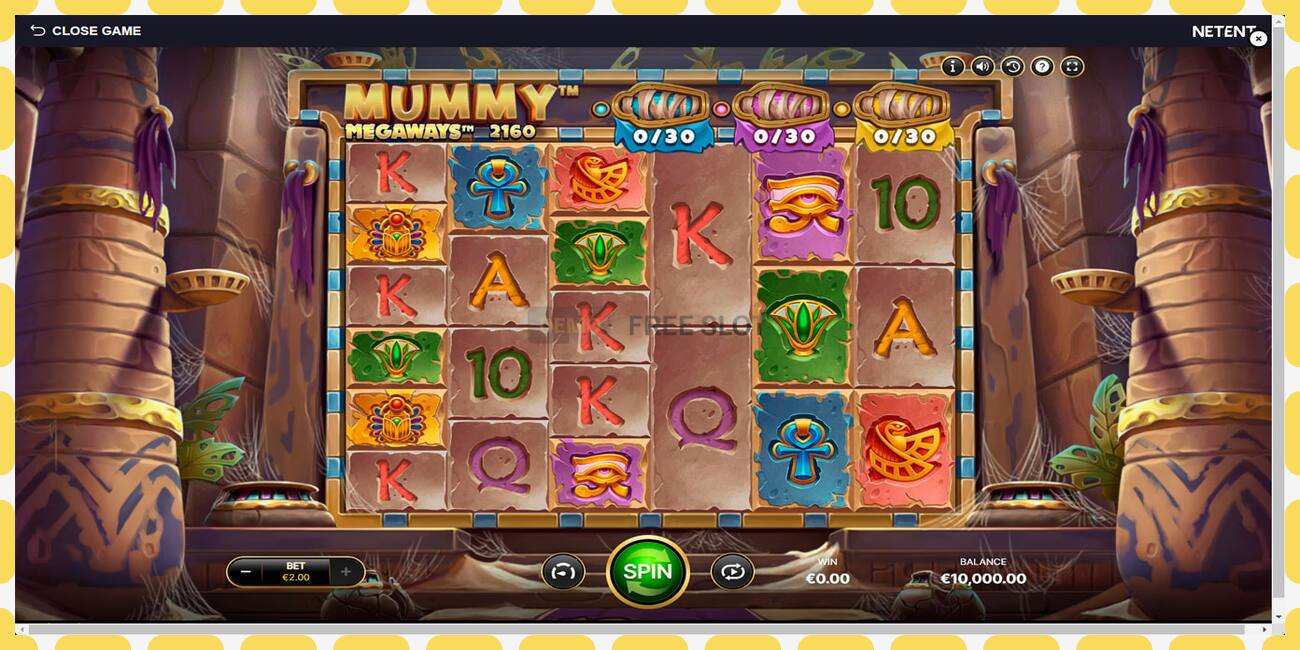 Demo slot Mummy Megaways free and without registration, picture - 1