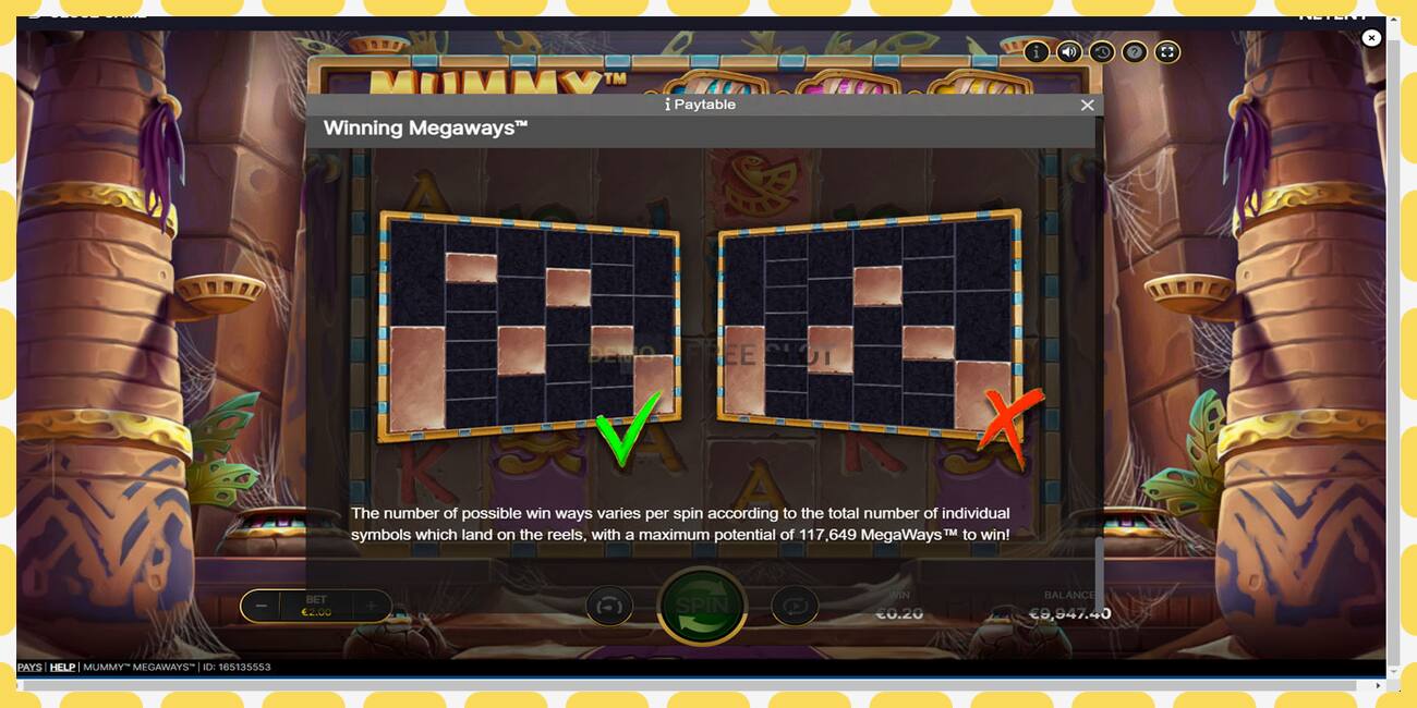 Demo slot Mummy Megaways free and without registration, picture - 1