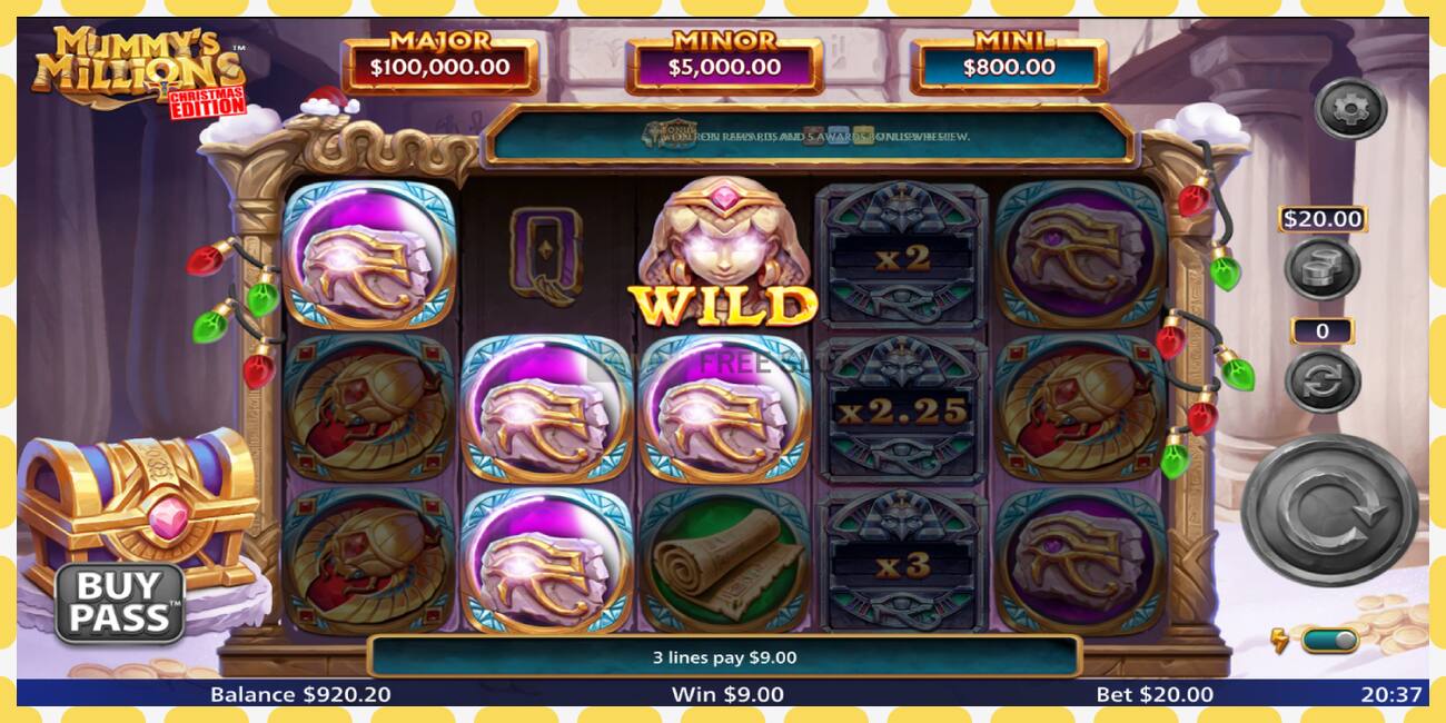 Demo slot Mummys Millions free and without registration, picture - 1