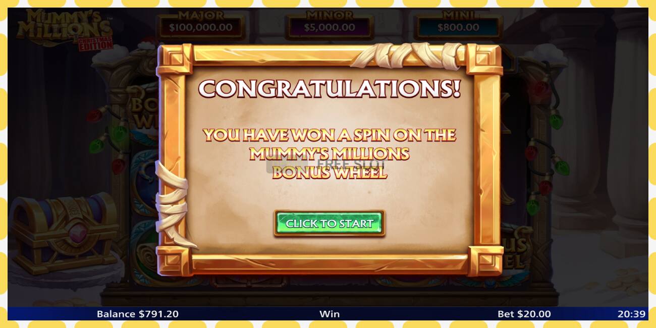 Demo slot Mummys Millions free and without registration, picture - 1