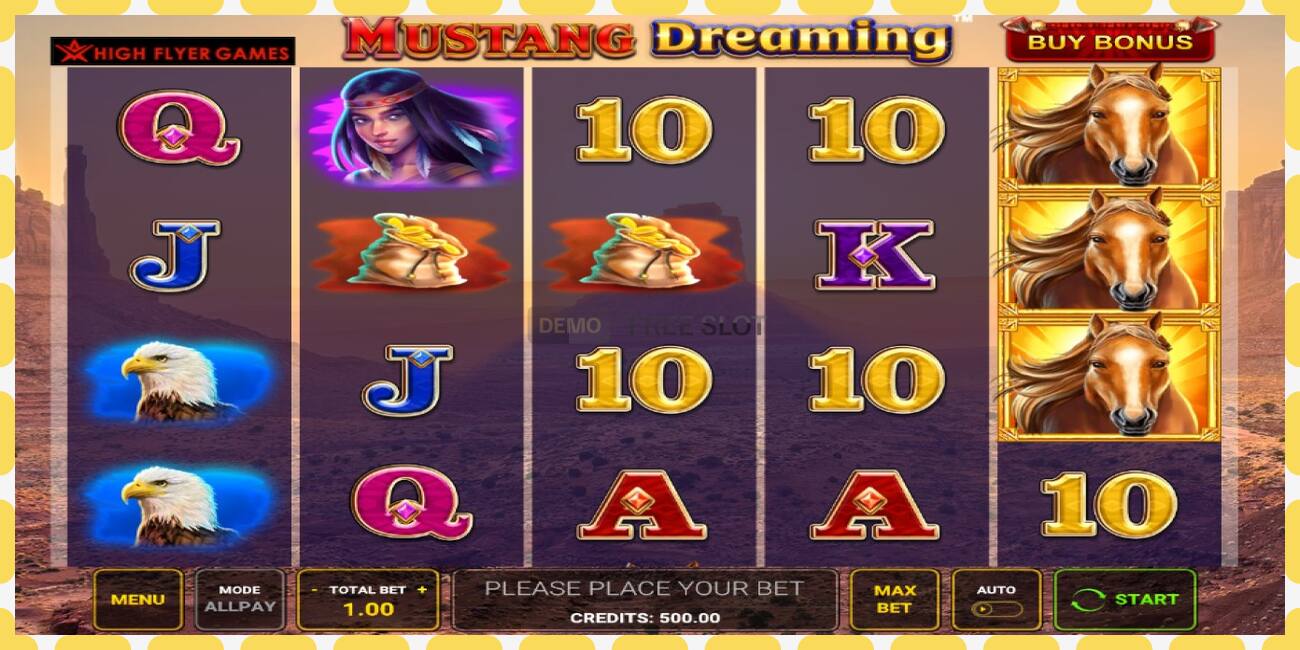 Demo slot Mustang Dreaming gratis og uden registrering, billede - 1