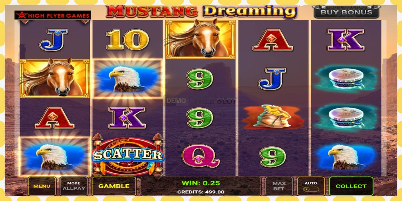 Demo slot Mustang Dreaming gratis og uden registrering, billede - 1