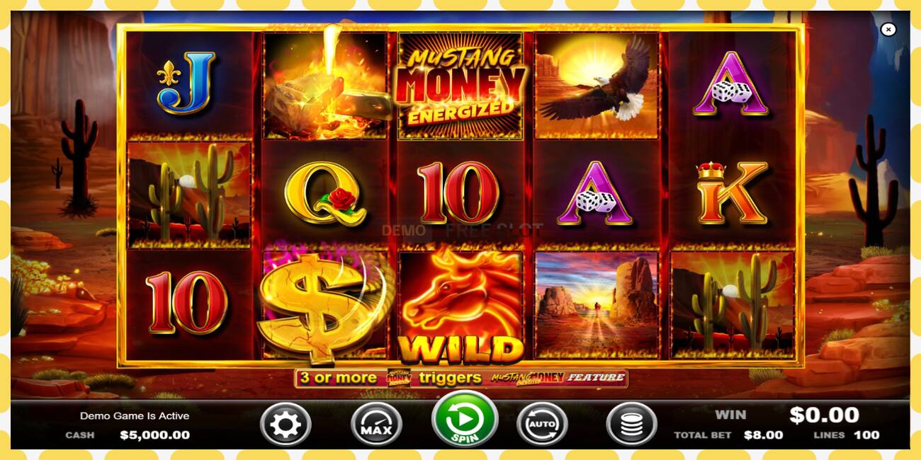 Demo slot Mustang Money Energized free and without registration, picture - 1