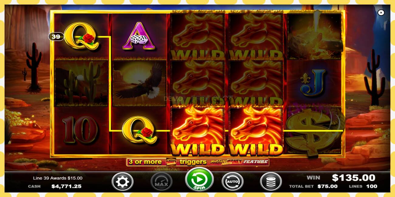 Demo slot Mustang Money Energized gratis och utan registrering, bild - 1