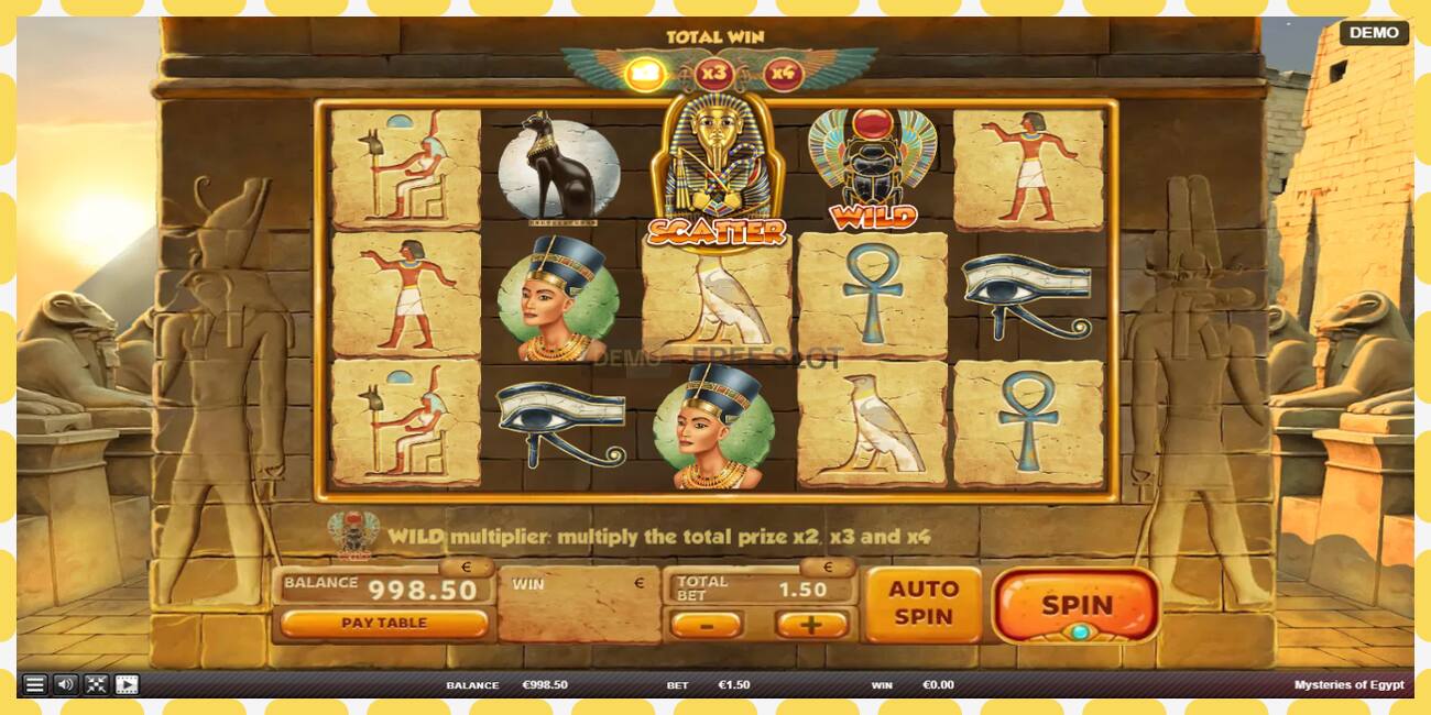 Slot demo Mysteries of Egypt percuma dan tanpa pendaftaran, gambar - 1