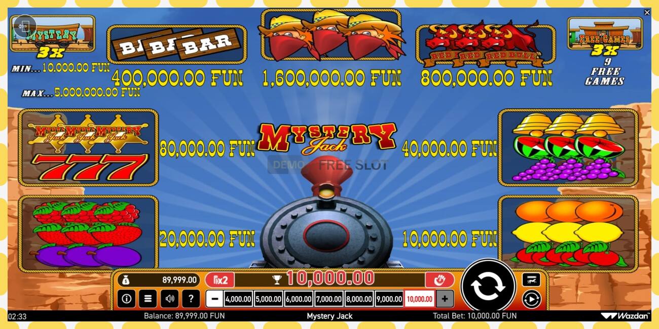 Demo slot Mystery Jack free and without registration, picture - 1