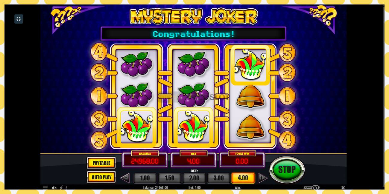 Demo slot Mystery Joker free and without registration, picture - 1