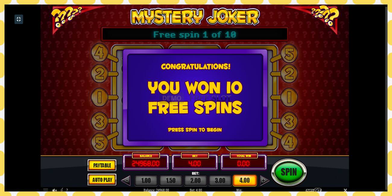 Demo slot Mystery Joker free and without registration, picture - 1