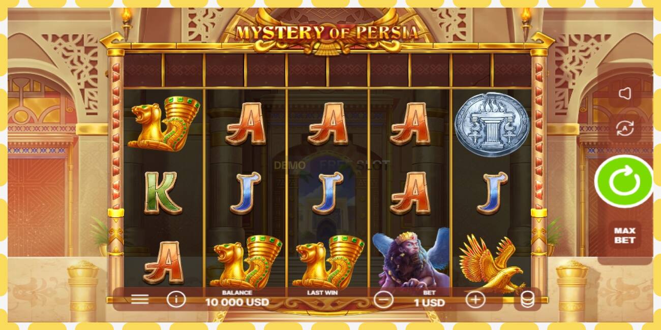 Demo slot Mystery of Persia free and without registration, picture - 1