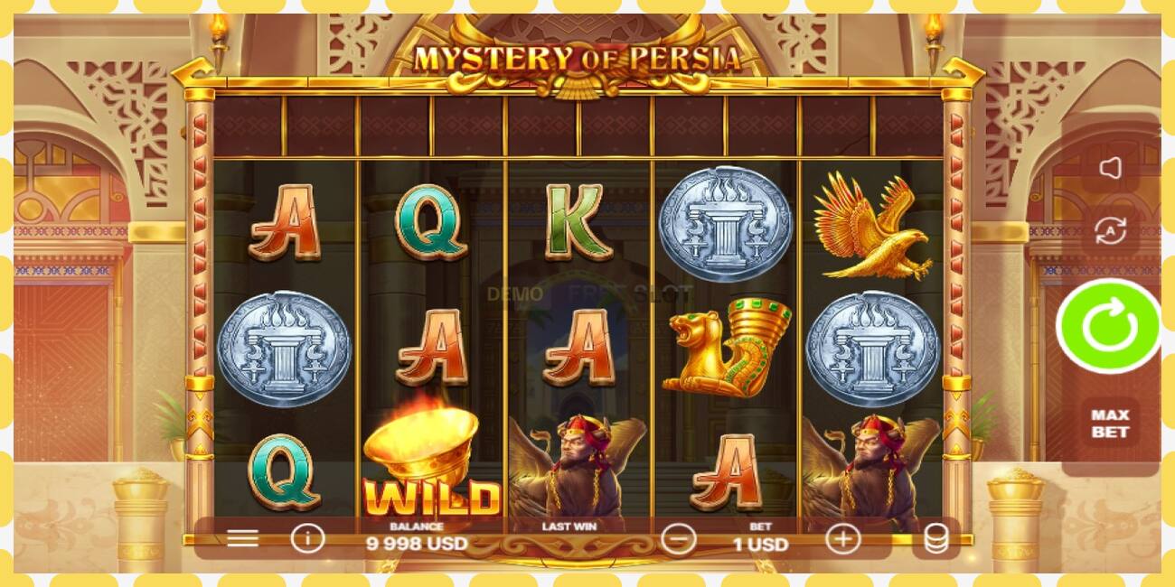 Demo slot Mystery of Persia free and without registration, picture - 1