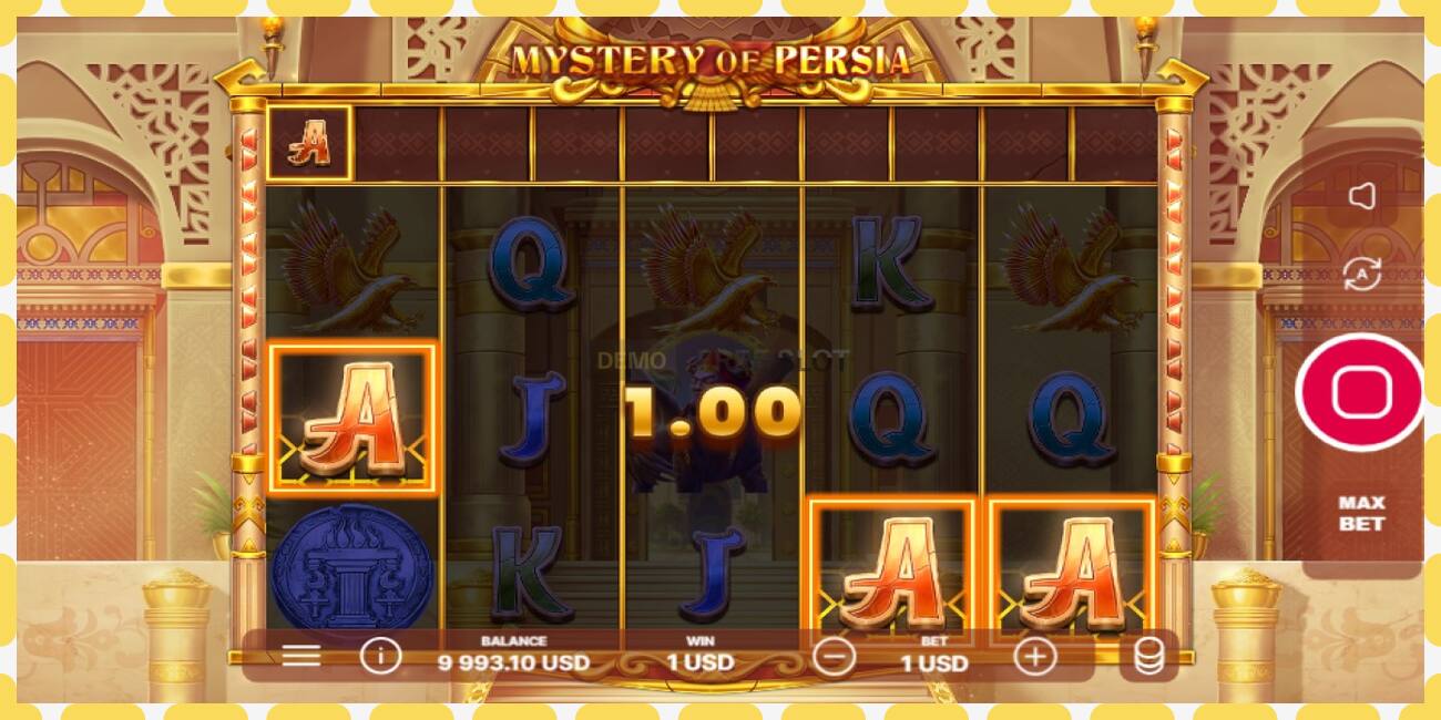 Demo slot Mystery of Persia free and without registration, picture - 1